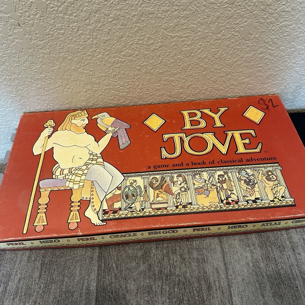 By Jove Board Game By Aristoplay Vintage 1983 John Lacey Zibby O'Neal AS IS